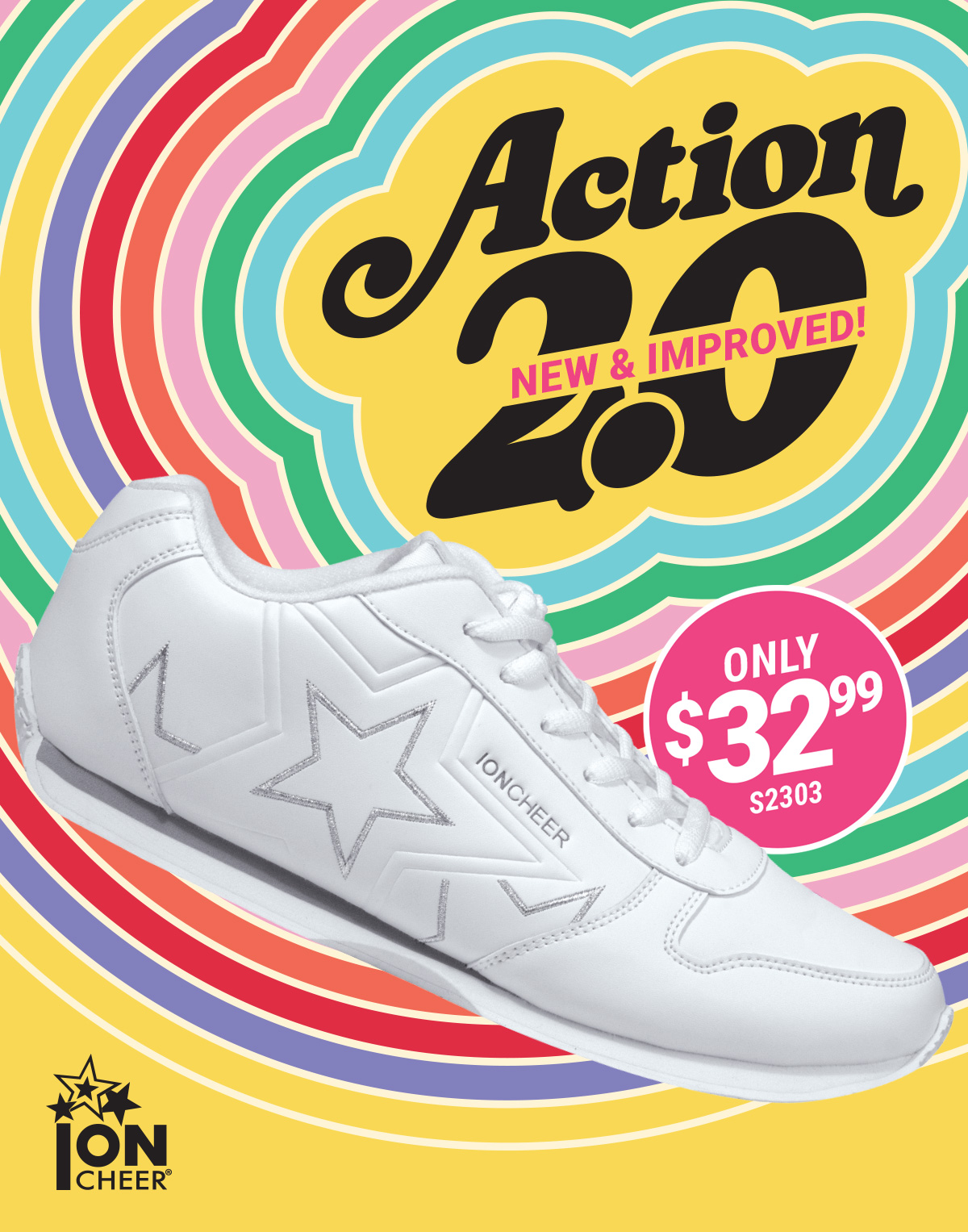 The New Action 2.0 Shoe Spring into Action! Omni Cheer